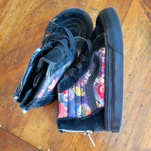Toddler high tip vans size 7